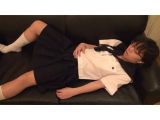 【個人撮影】爆睡中の妹と遊んでみた01 ─夏期制服・ソファいたずら編─