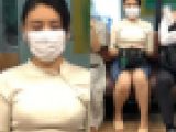 自慢の巨乳を乗客に見せつける綺麗なお姉さん（前編）