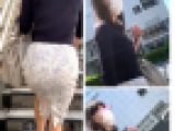 【美人美尻OLシリーズ！】スレンダーでエロい肉尻シルエットも持った立ちバックでチンポを欲しがるエロ顔！【491】