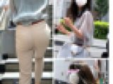 【丸の内美熟女のエロ尻】丸の内から来たドエロい熟OLの肉尻！パンティーラインをシッカリ拝む【495】