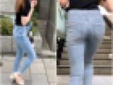 《美形モデルのデニムパンツ》 No.1154【スレンダー派の皆様に贈るこのお尻】