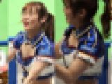 胸揺れチアーリーダー