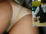 会社の同僚、オフィスでパンチラ撮影！　02