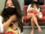 とんでもなくエロい生脚を見せつける露出度高めの美女（中編）