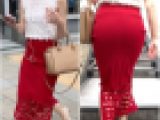 《人生で一度は抱いてみたい人種①》 No.1601【ガッツリ突きたいセレブ美女の着衣尻】