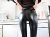 【動画】美人モデルRIN・レザーレギンスの日常Vol001