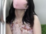 着衣巨乳ワンピース美女