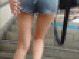 【食べ頃ヒップ】20代ホットパンツは最高のおかず３