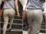 《Part3・バックが邪魔にならないエロい着衣尻》 No.1899【ジューシー感ハンパないOLのスラックス着衣尻】