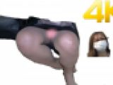 【4K】ヤバいの来た！！※顔出し※パンモロ開脚編①