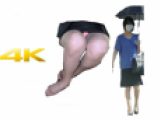 【4K】ついに・・２人きりに・・※顔＆全身出し※エグ過ぎるあなたの美脚とアレで抜きますね③