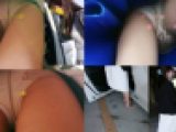 会社の同僚、社用車片付け中にパンチラ撮影！ NO. 2&3&4