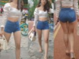 エロイ短パンのお姉さんが街をゆく！２　エロムチです！