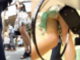 4K　高画質パンチラ逆さ撮り262　エロく仕上がった箱入り娘！セレブお嬢様はキラキラ純白パンティー