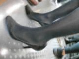 【エロスは足元から1】シンプル黒ヒール