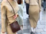 《★番外編★》 No.2074【歩くリブニットワンピースのお尻】