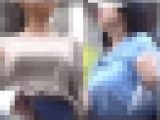 【街撮り動画Part158】OLさん2人の巨乳揺れ