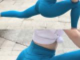 お得な長編26分！孕ませたいレギンス美人！迫力の脚と尻
