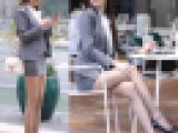 【モデル級！美脚OLお姉さんの休憩中を粘着して盗撮しまくってやったwww！！】