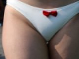 FHD高画質　白パンツ結構むっちり！！！