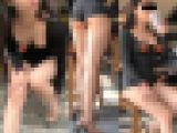 【超高画質セット】完全にノーブラ！半端ないハミ尻！