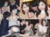 ［泥酔輪※］タワマン合コン／元地方女子アナ＆大手航空会社CA①［パンチラ隠し撮り特典＆②予告編付］