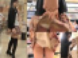 【鬼畜スカートめくり16】～バレて怒られ睨みながら逃げられました、、