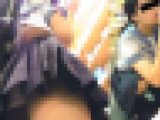 セーラー服の魅力MAX!!視線を変えたら見えちゃった！純白パンツ、ブラ紐、全開女子学生 in 雑貨屋さん