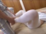 美人ナースの白い美脚パンストを引き裂く…　 MAI の場合