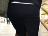 超美人 タイトスーツOLのパツパツ尻