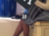 【14】可愛い女子大生が鼻踏みながら網タイ足舐め