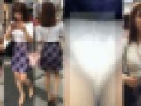 4K bomb579 激カワスレンダー巨乳童顔ギャルJDの白P　エスカめくり