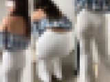 高画質 可愛い美人の透け尻透けパン２！Ｔバックが！