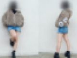彼女に超マイクロミニ履かせて背後からローアングル接写vol.2