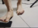 素足でキーボードペダル踏み#4