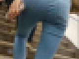 【食べ頃ヒップ】20代OL私服デニム尻１０
