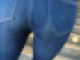 【食べ頃ヒップ】20代OL私服デニム尻１１