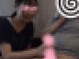 アヒル顔の現役女子大生の可愛い女子のHな手コキ【２アングル】
