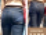 【1185】「デニム＋ほっそいベルト」に興奮するように仕向けられたボクの呪われたDNA！ピチピチスキニージーンズ女子