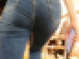 【食べ頃ヒップ】20代細身OLスキニーデニム尻19
