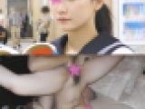 《音量注意》【電車痴漢】★正統派J○が容赦ない責めにヨダレを垂らしながら悦びの大絶叫★過去最強ドM美少女の止まらない過呼吸アクメ
