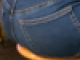 【ブルーデニム】ボリュームたっぷりなスキニーデニム尻2