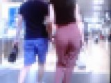 ハイウエストピタパンが似合うプリ巨尻美女がエロ尻フリまくって歩いてるよ