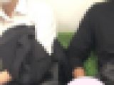 【痴漢】接待用ミニスカ美人新入社員にさりげにタッチw