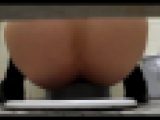 【和式トイレ】デカ尻学生の脱糞盗撮