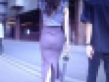 超ハイクラスギャル系美女がピタピタスカート履いて美桃尻を強調して歩いてるよ