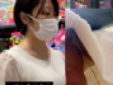【パンチラ盗撮】前回試着室に仕込んだカメラに引っかかったボーイッシュ系巨乳素人娘を追撮