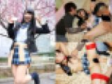 【個人撮影】透明感あふれる制服巨乳ちゃんが3P激パコセ●クスでアへ顔晒しながらまさかの中◯し⁉〈素人〉