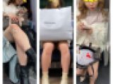 ３名の美人お姉さんの対面真上からのエロ過ぎる生脚美脚738