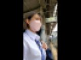 電射男025】ハーフっぽい女子校生にマン擦り発射！
